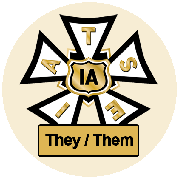 IATSE Pride Pronoun Stickers